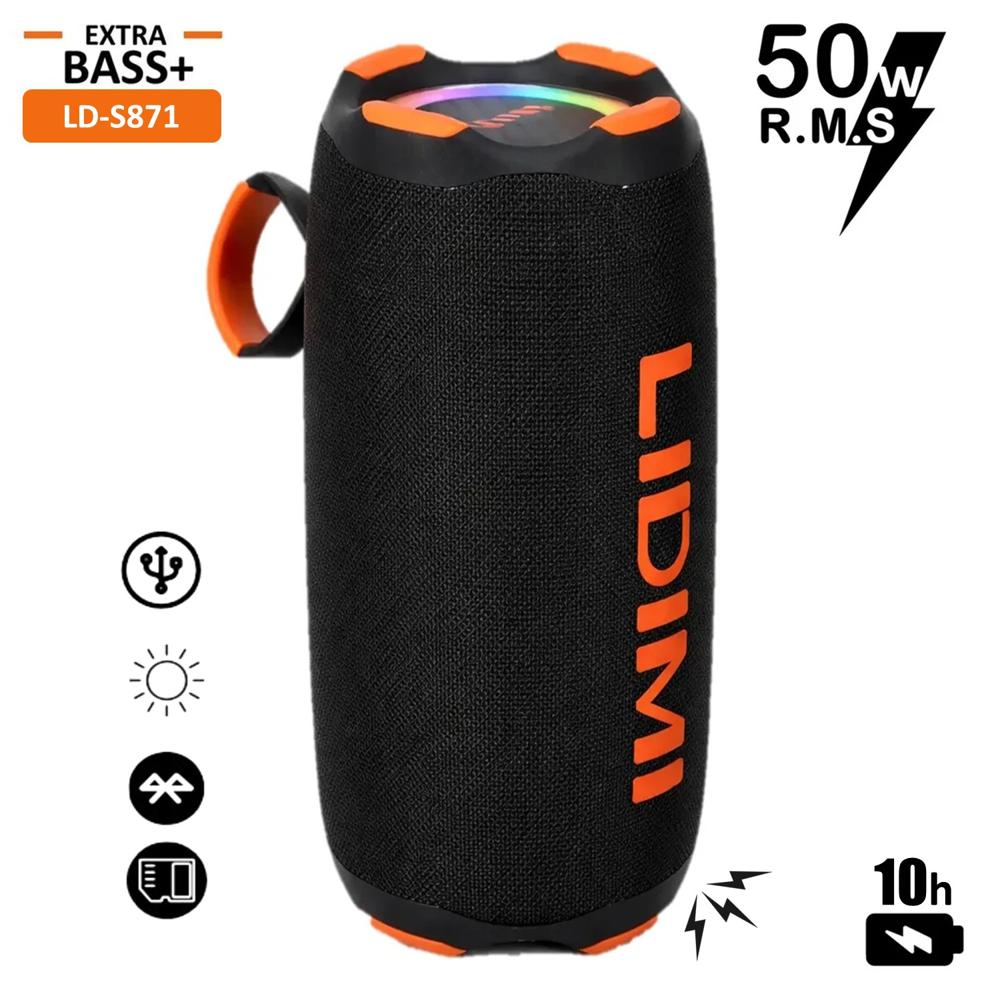 Parlante Lidimi Bluetooth Extra Bass Ld-S871 Negro