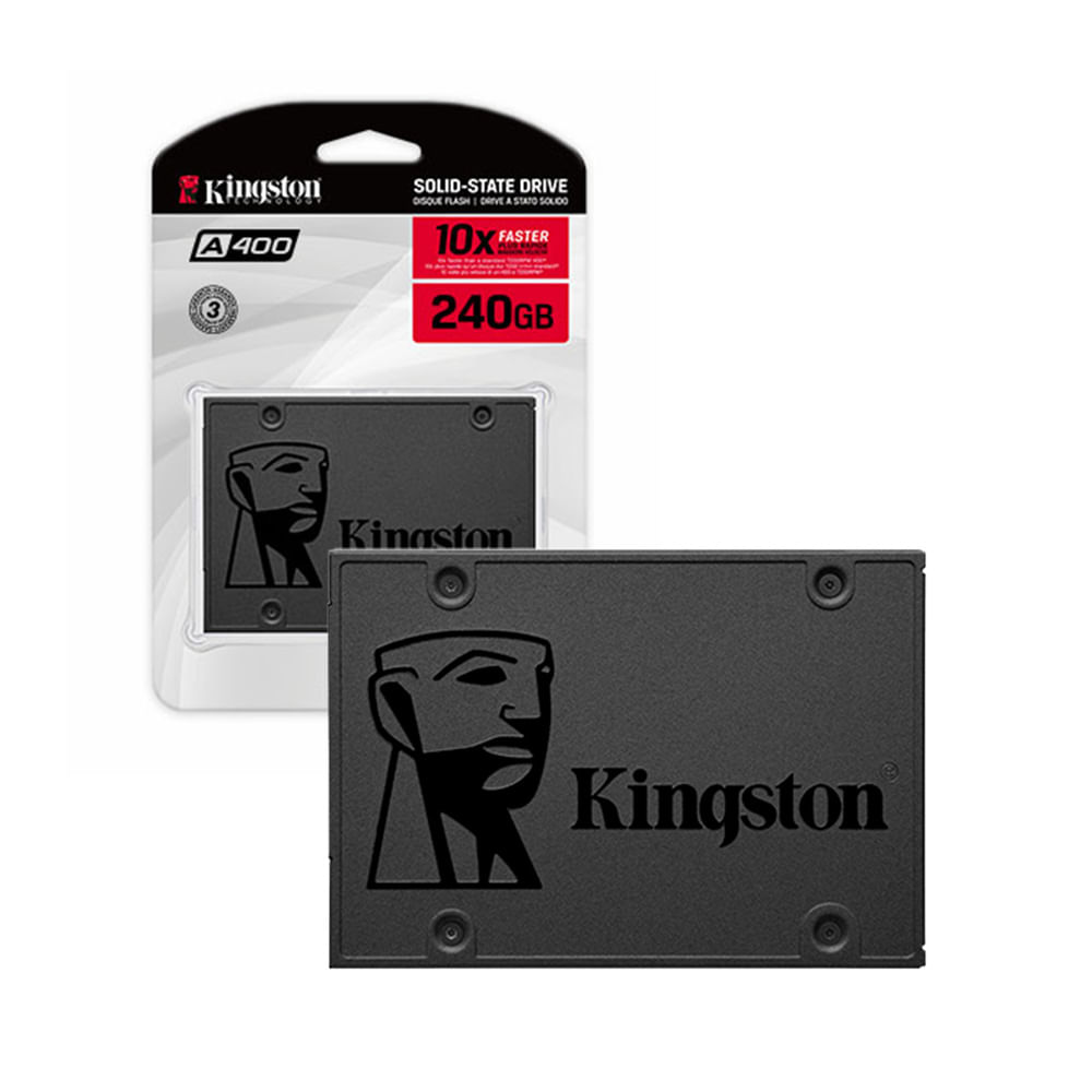SSD Kingston A400 240GB 2.5 SATA III 6Gbs Disco Estado Sólido SA400S37240G
