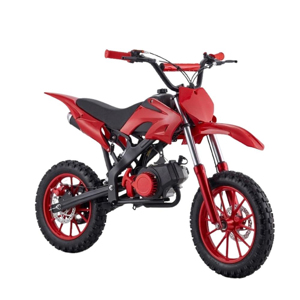 MINIMOTO MOTOCROSS PARA NIÑOS Y NIÑAS 49CC 2 TIEMPOS ROJO SST