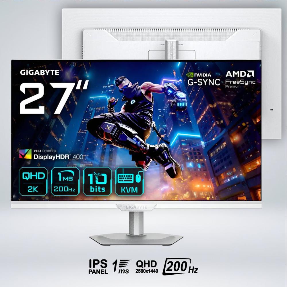 MONITOR GAMER M27Q2 QD ICE QHD 27'' IPS 200hz 1ms HDR400 NVIDIA G SYNC PIVOTE