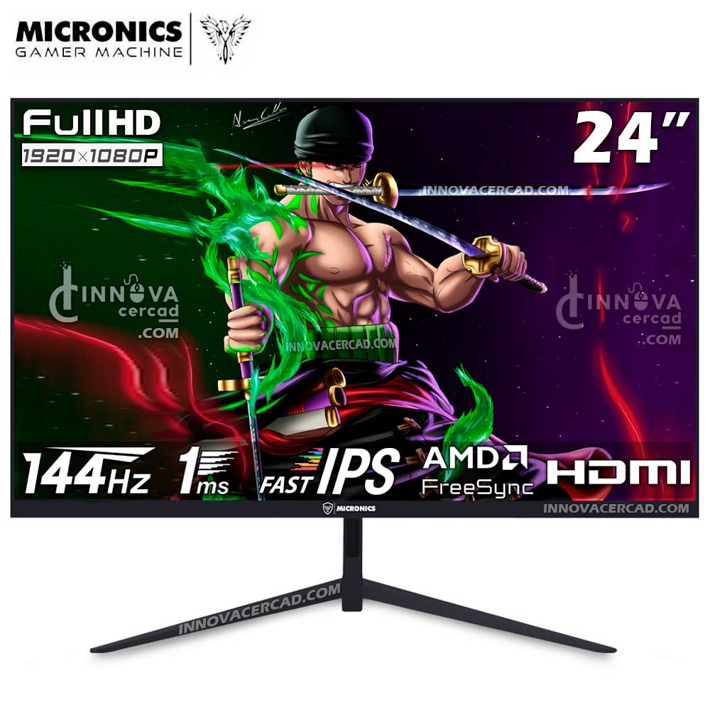 Monitor Gamer Micronics Fenix MF24FF 24 Full HD IPS 144Hz 1MS AMD FreeSync