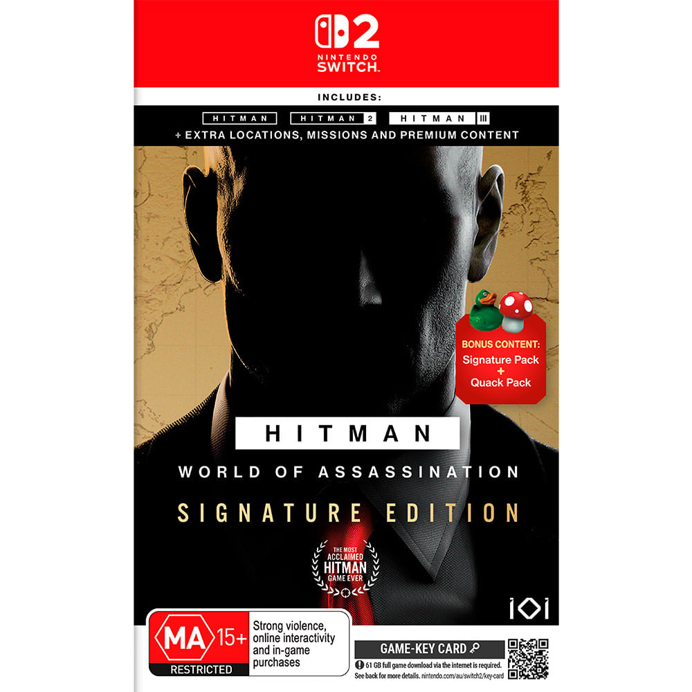 HITMAN WORLD OF ASSASSINATION - SIGNATURE EDITION NINTENDO SWITCH 2