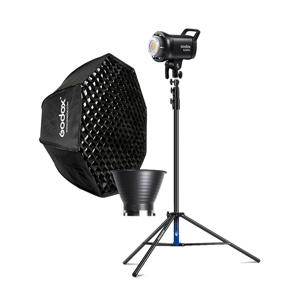 Luz Continua Godox SL100BI - Parante - Softbox FW120