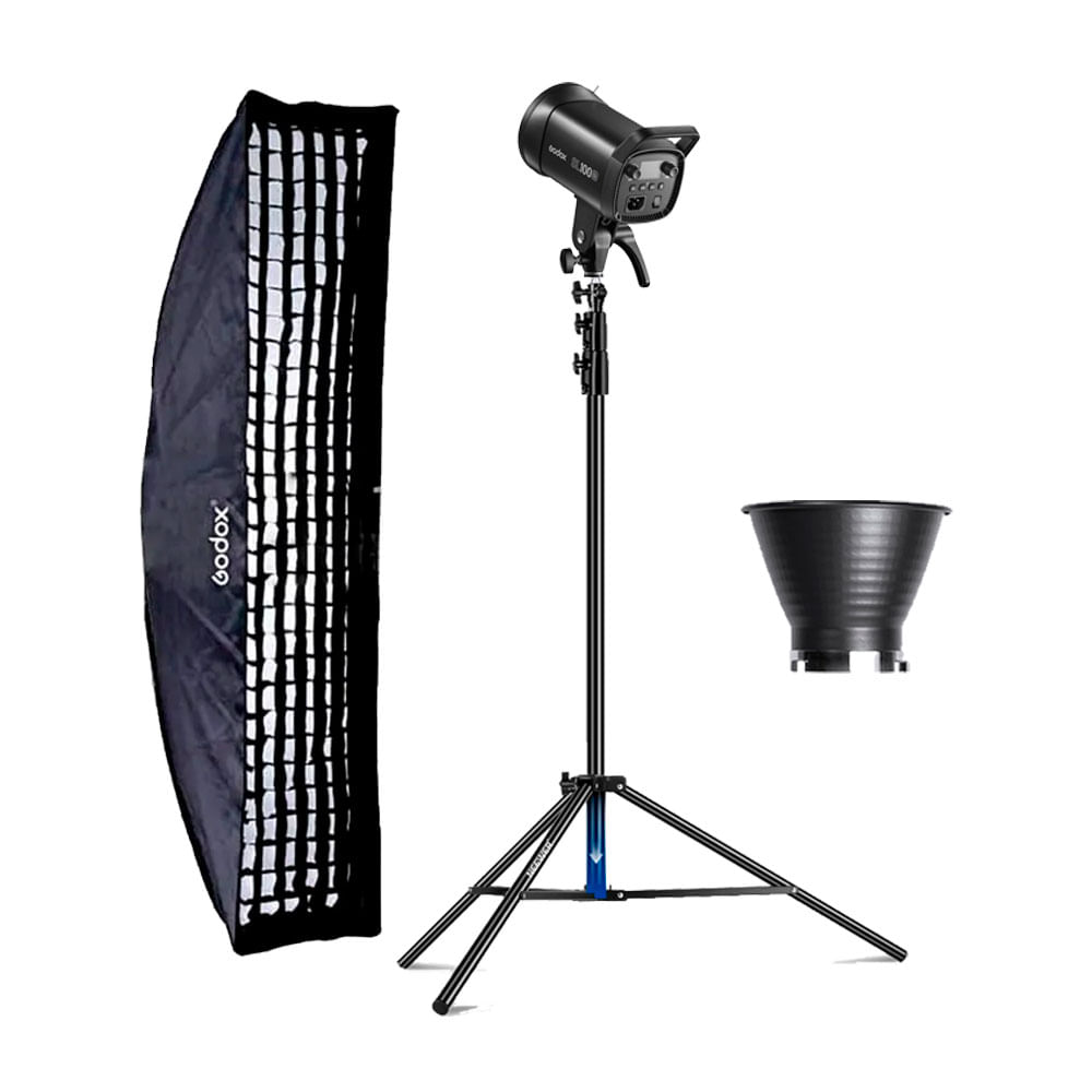 Luz Continua Godox SL100BI - Parante - Softbox FW35160