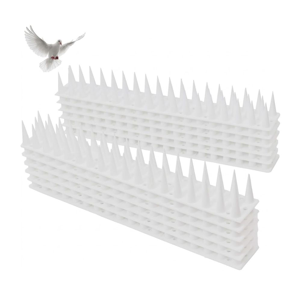 Kit 12 Púas Antipájaros Exterior 5.4 Metros Totales