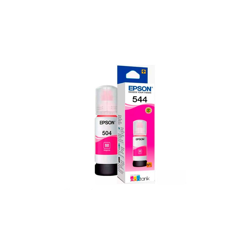 Tinta Magenta Epson 504 de 70ml Compatible con L4150 L4160 y L6171 Alta Calidad de Impresión