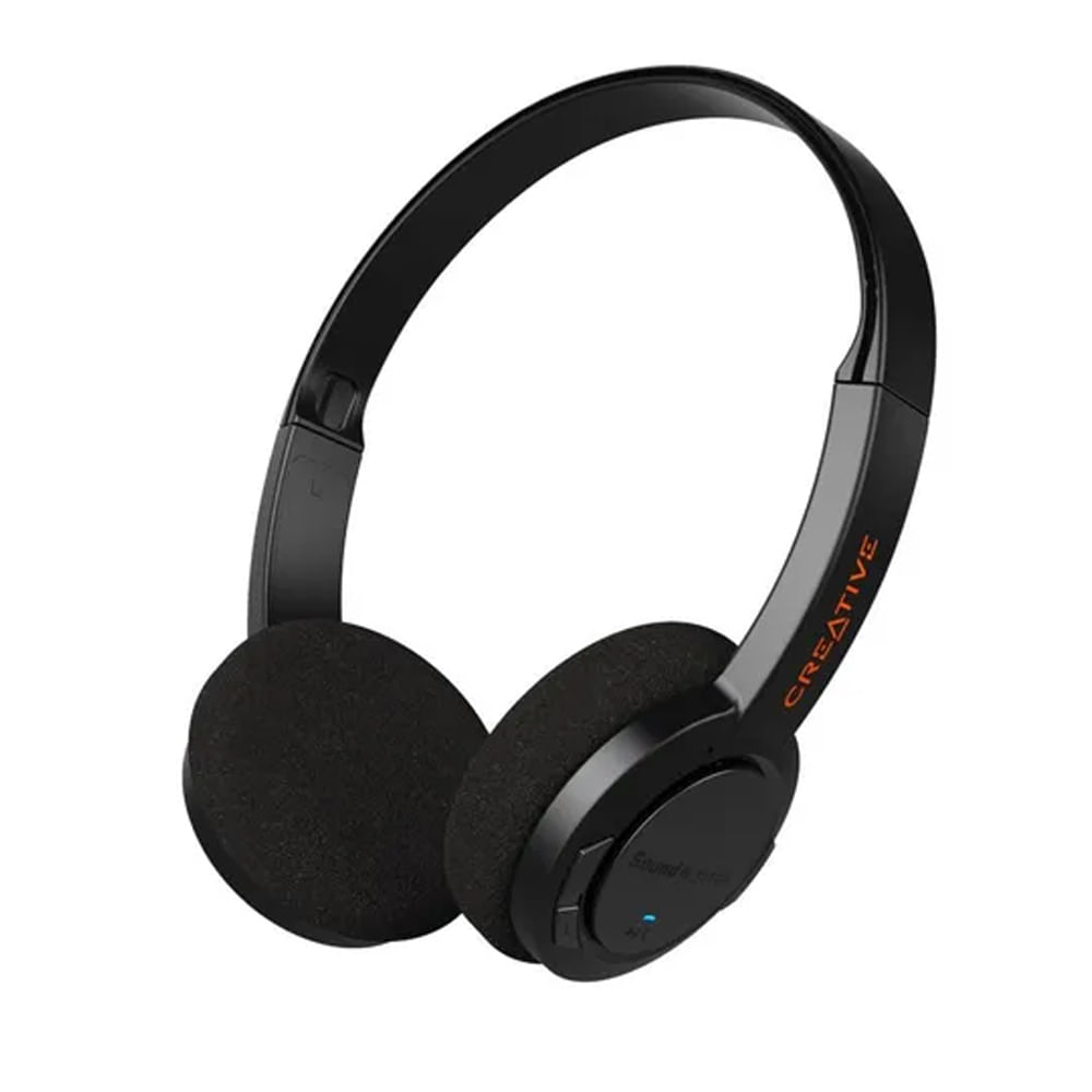 Auriculares Creative SB Jam V2 Bluetooth con micrófono, 32mm, multipunto, carga USB-C, color negro