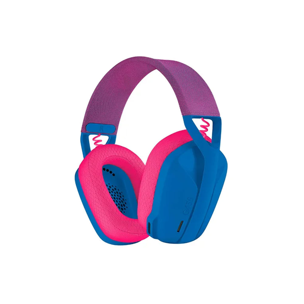 Auriculares gaming inalámbricos Logitech G435 en azul, sonido envolvente y conectividad Bluetooth