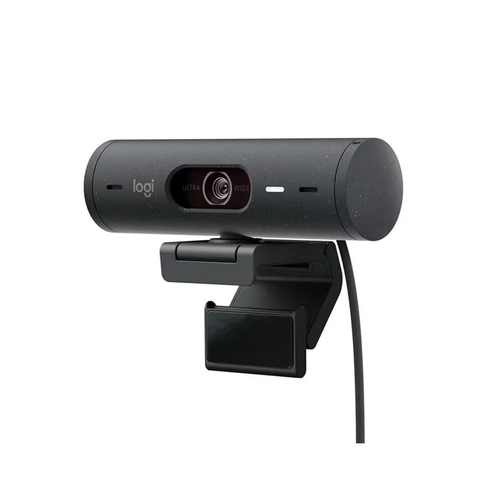 Logitech BRIO 500 Webcam Full HD 1080p, 4 MP, USB-C, con audio, perfecta para videoconferencias
