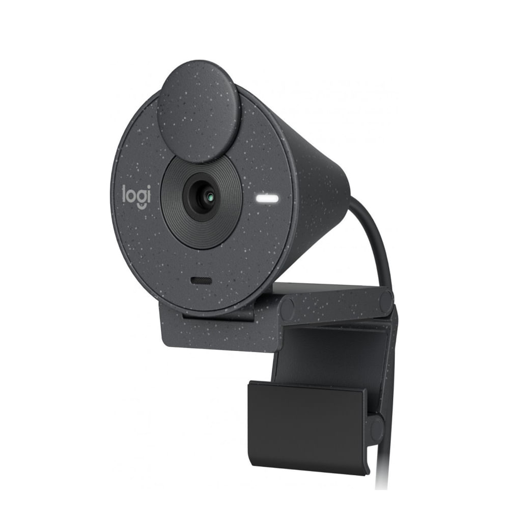 Cámara Logitech Brio 300 FHD 1080p USB-C Negra - Captura de alta calidad y conexión rápida