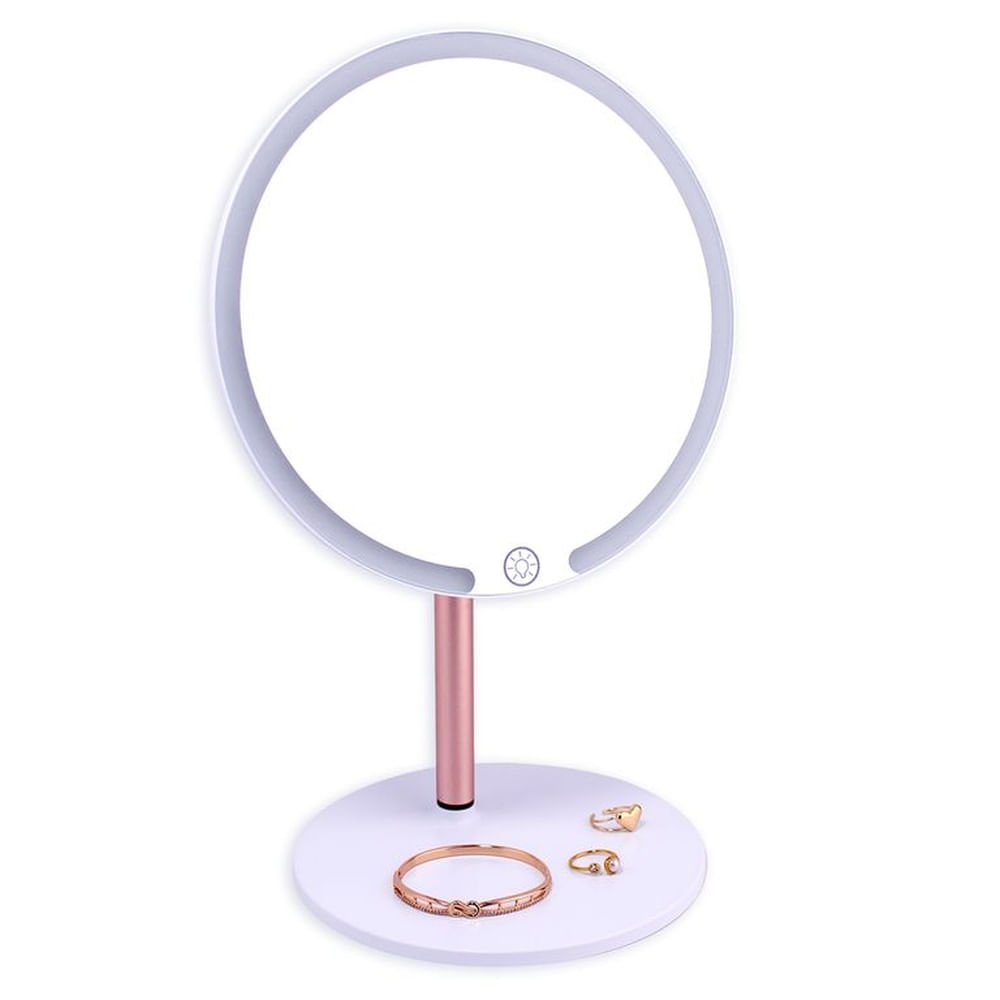 Espejo de Tocador Galaxy Led Blanco