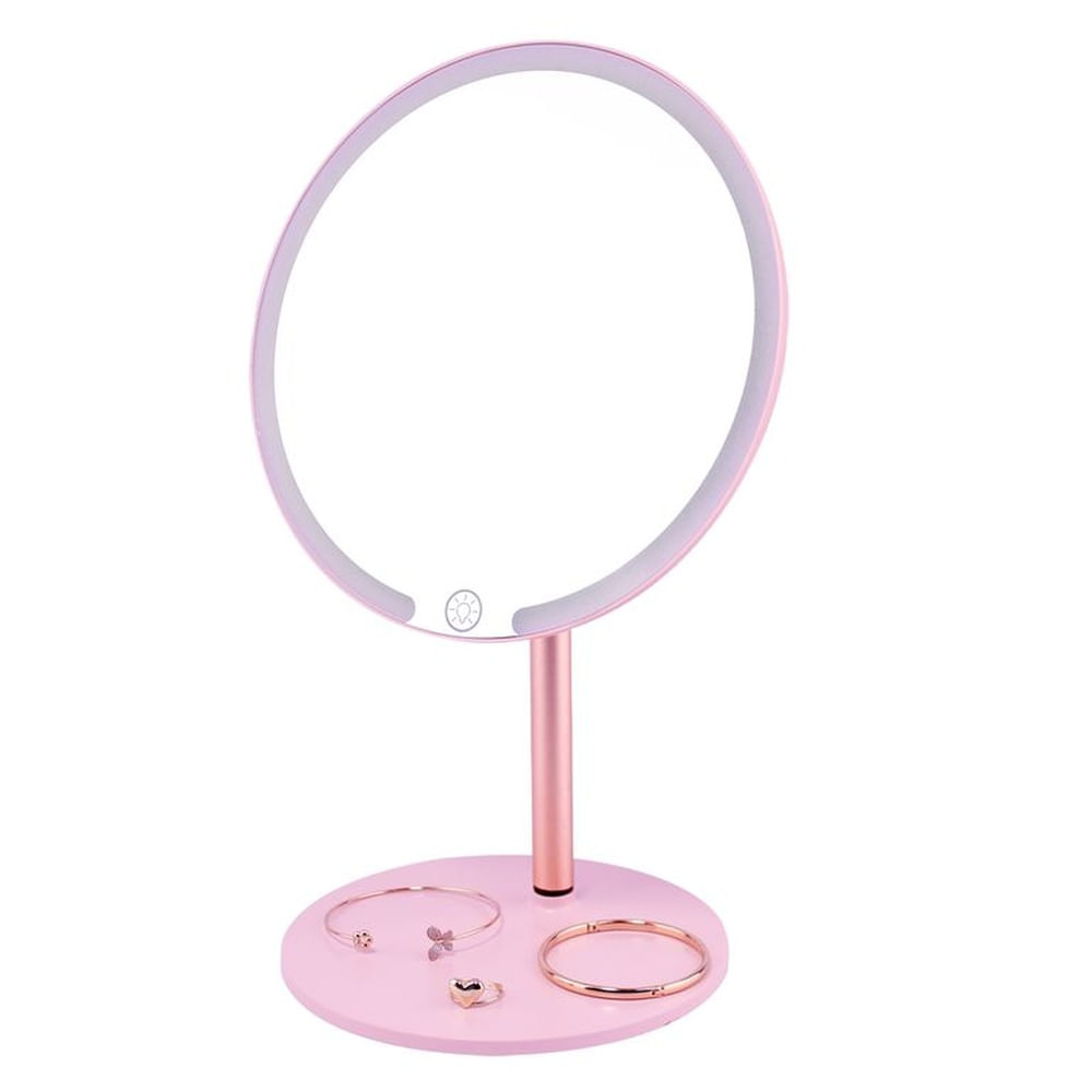 Espejo de Tocador Galaxy Led Rosa