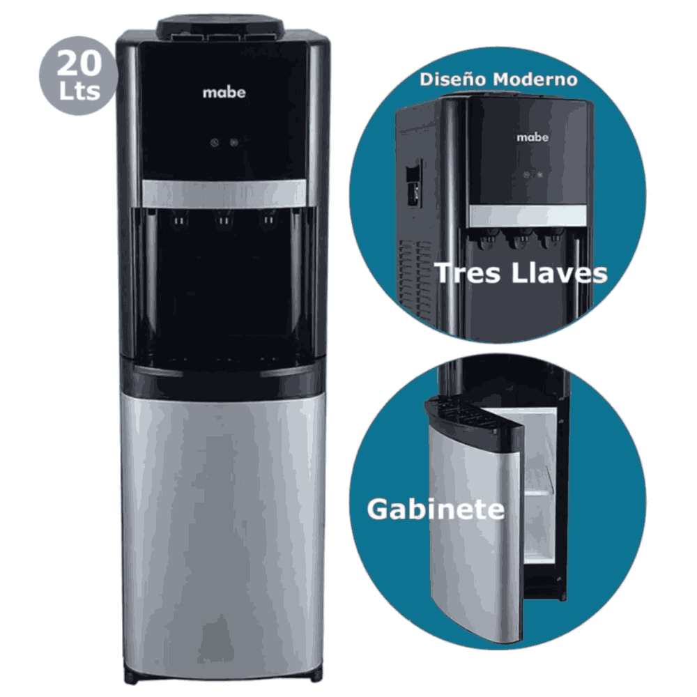 Dispensador de Agua MABE MXCF05PFS 20 litros