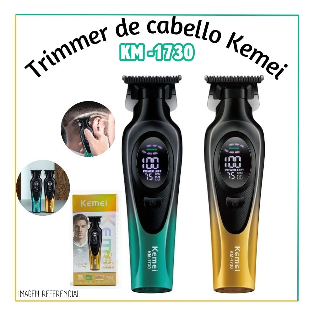 TRIMMER RECARGABLE KEMEI KM-1730