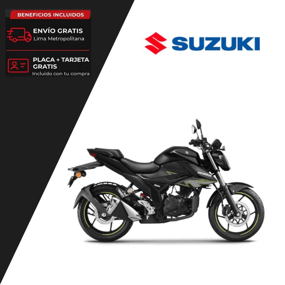 Motocicleta Suzuki GIXXER 150 NAKED 2025 Negro