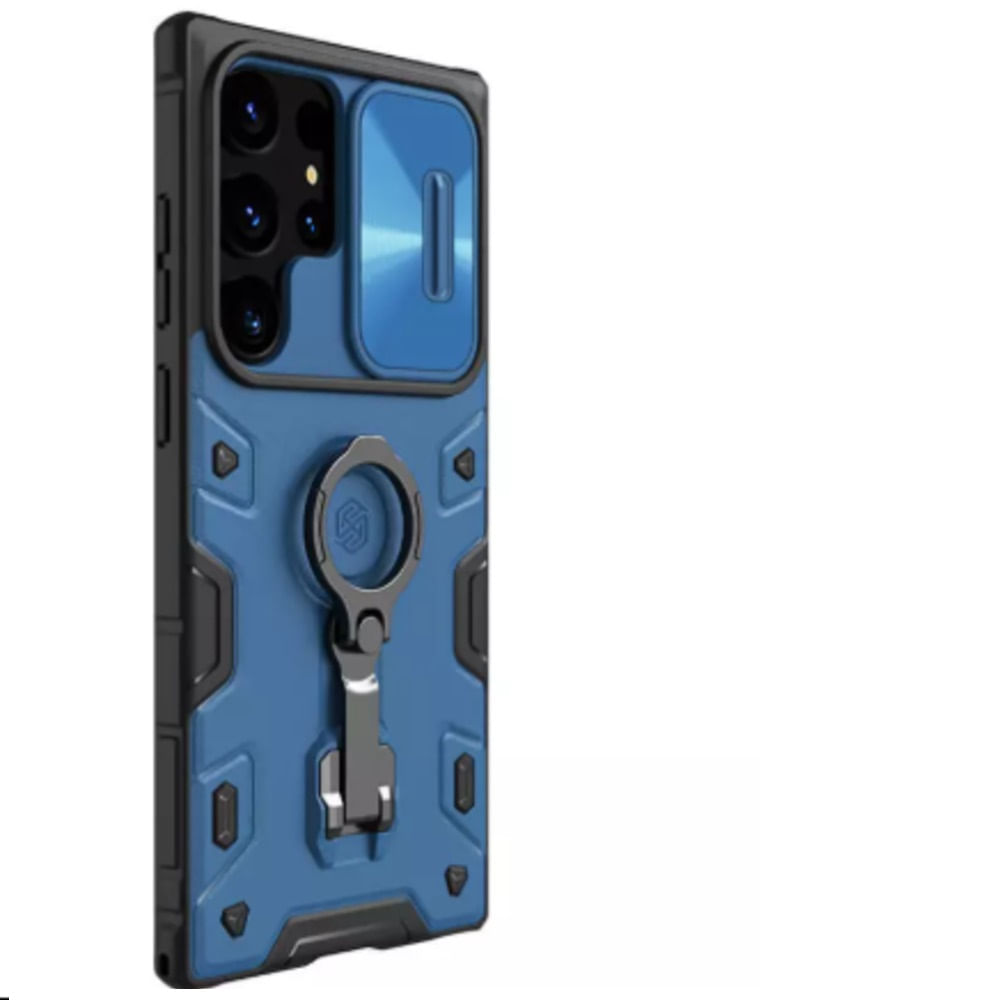 Case Camshield Armor Prop Para Samsung Galaxy S 24 Ultra - AZUL