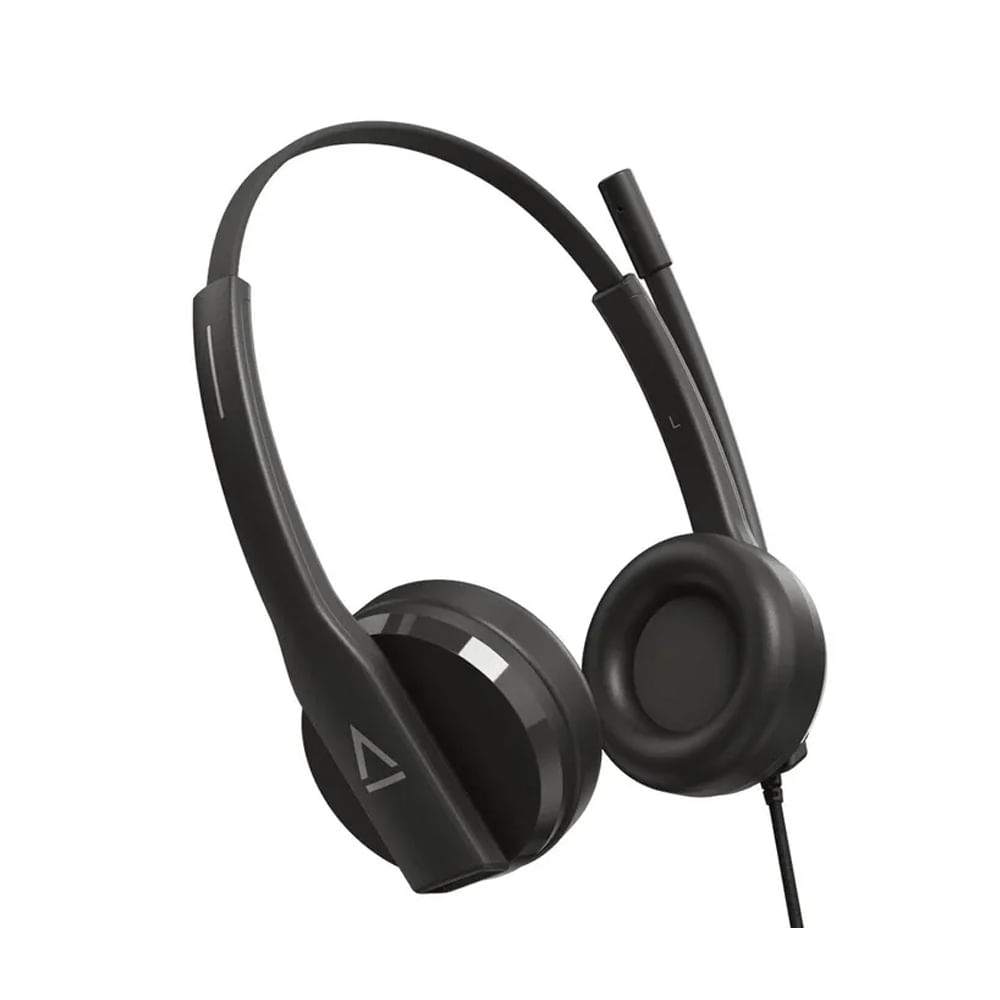 Audífonos Creative HS-230 con micrófono, cancelación de ruido, adaptador USB-A, 40mm, color negro