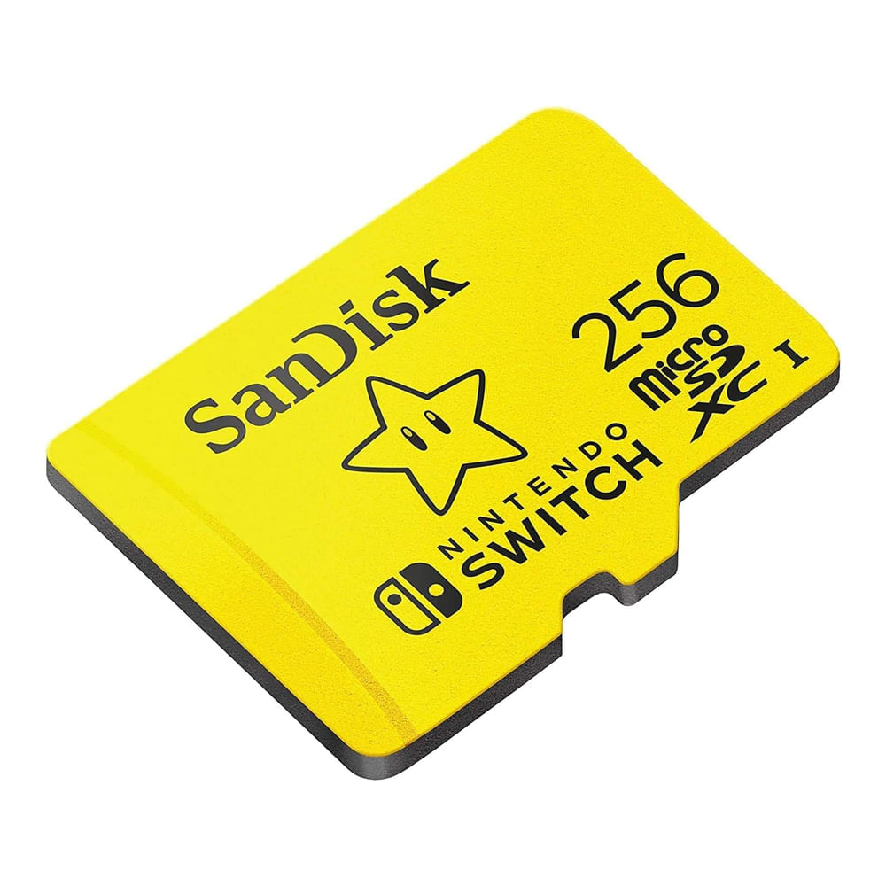 Tarjeta de memoria SanDisk microSDXC de 256 GB para Nintendo Switch - Velocidad UHS-I U3
