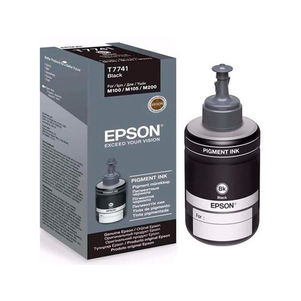 Botella de tinta negra Epson 774 140 ml ideal para impresoras Epson alta calidad de impresión