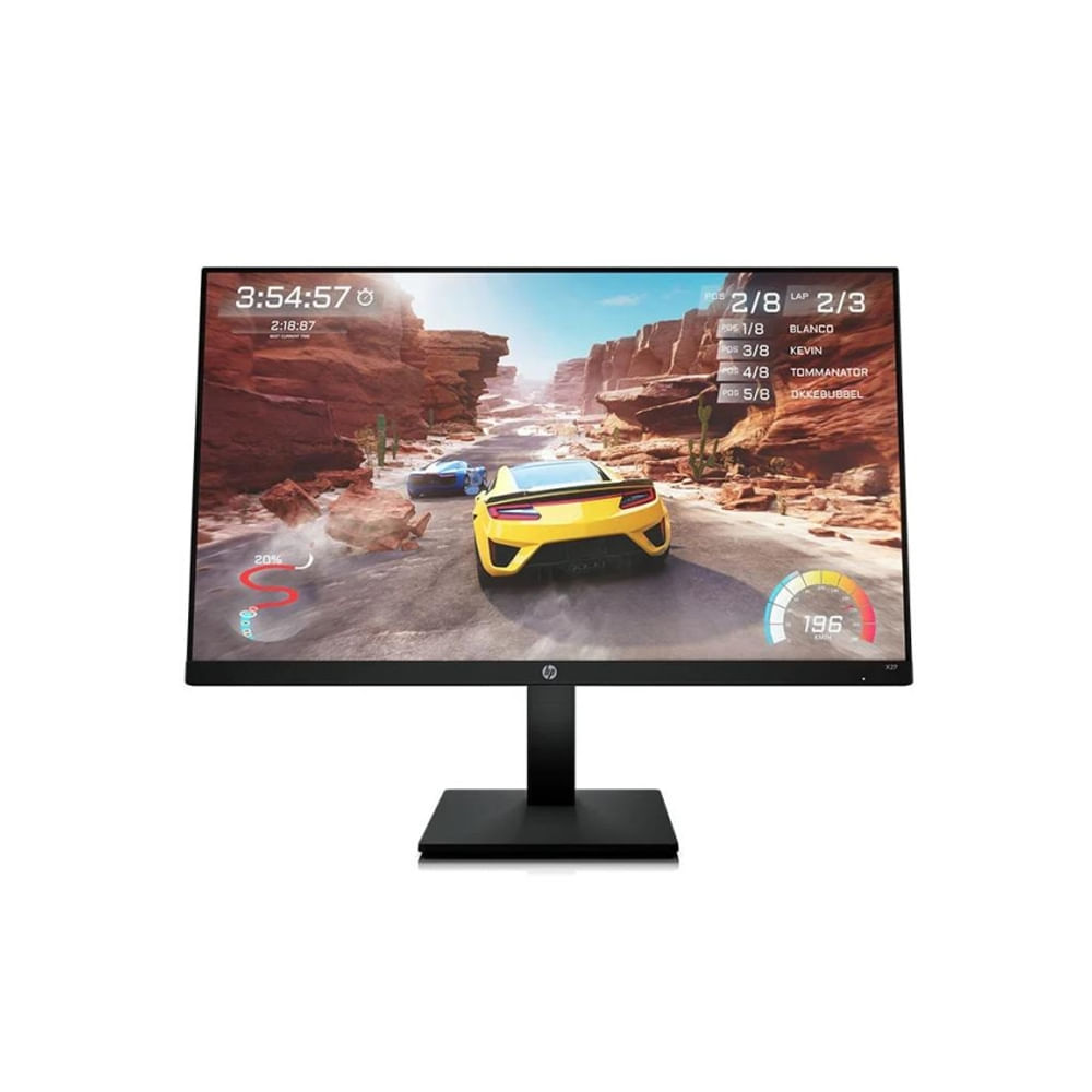 Monitor HP de 27 pulgadas Full HD, diseño elegante y conectividad versátil - Ideal para gaming y of