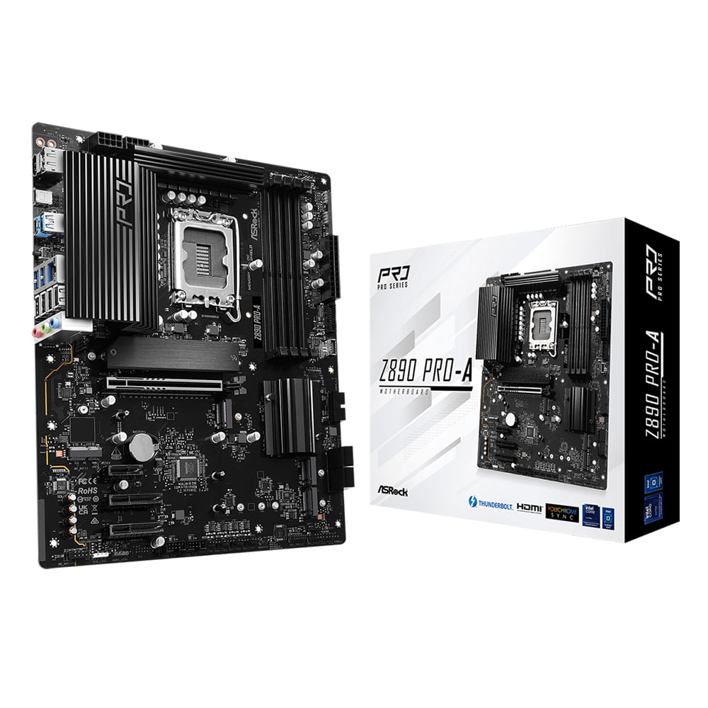 Placa base Asrock Z890 Pro-A ATX, Chipset Intel Z890, LGA 1851, con ...