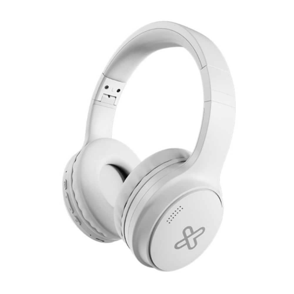Auriculares Klip Xtreme KNH-300WH inalámbricos con cancelación de ruido, 32 horas de batería, color