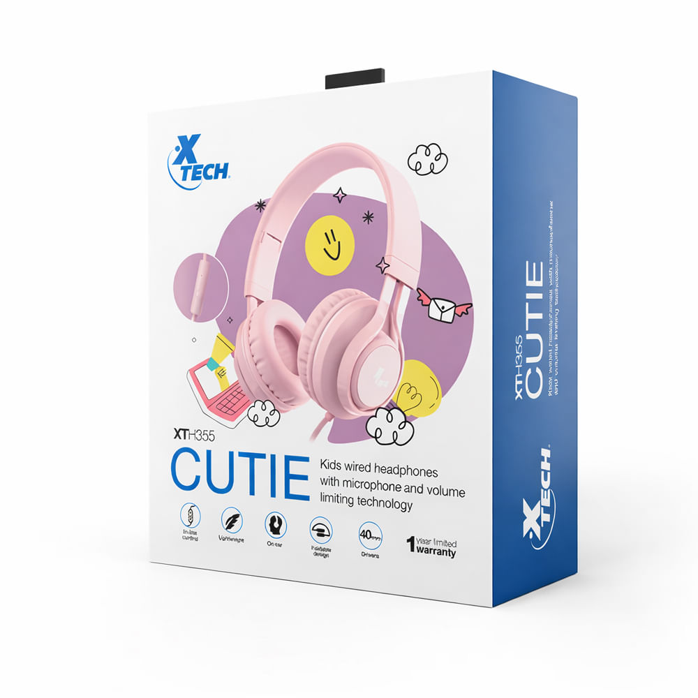 Auriculares con micrófono Xtech XTH-355 - Compatibles con tabletas, portátiles y teléfonos celulare