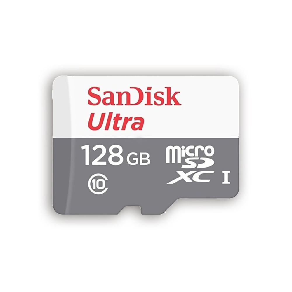 Memoria Flash SanDisk Ultra microSDHC 128GB UHS-I Class 10 con adaptador SD - Alta velocidad y rend