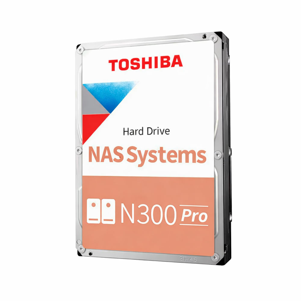 Disco duro interno Toshiba N300 Pro de 12TB - 7200 RPM, SATA 6Gb/s, ideal para NAS y alta velocidad