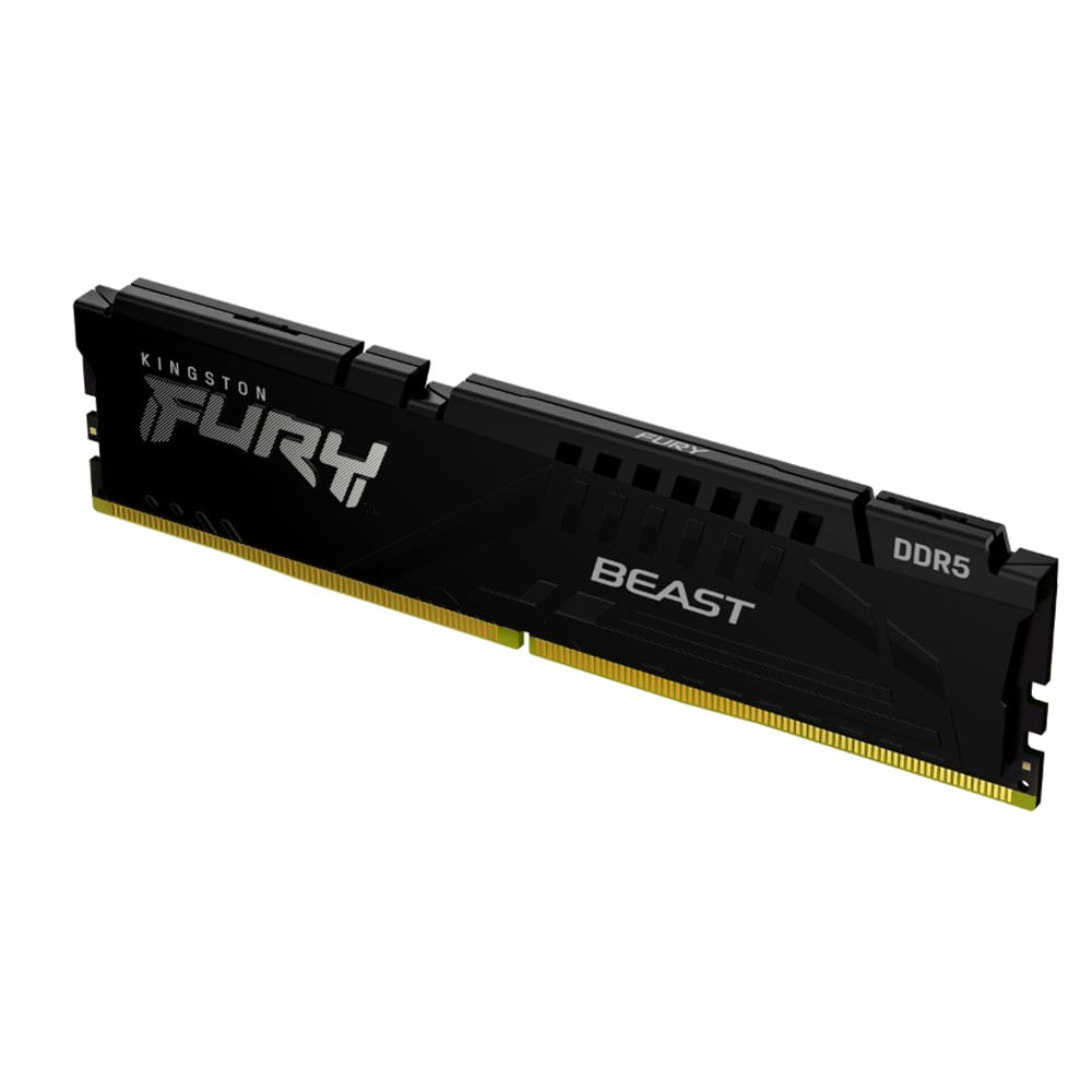 Módulo RAM Kingston FURY Beast 16GB DDR5-6000 CL36 para alta velocidad y rendimiento gaming