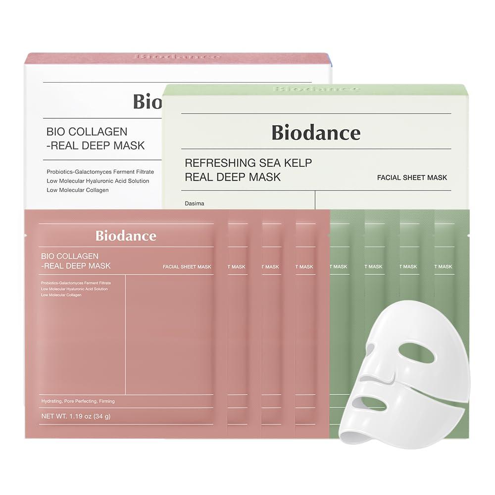 PACK 2 BIODANCE CLEAR GLOW MASCARILLAS BIOCOLÁGENO & ALGAS