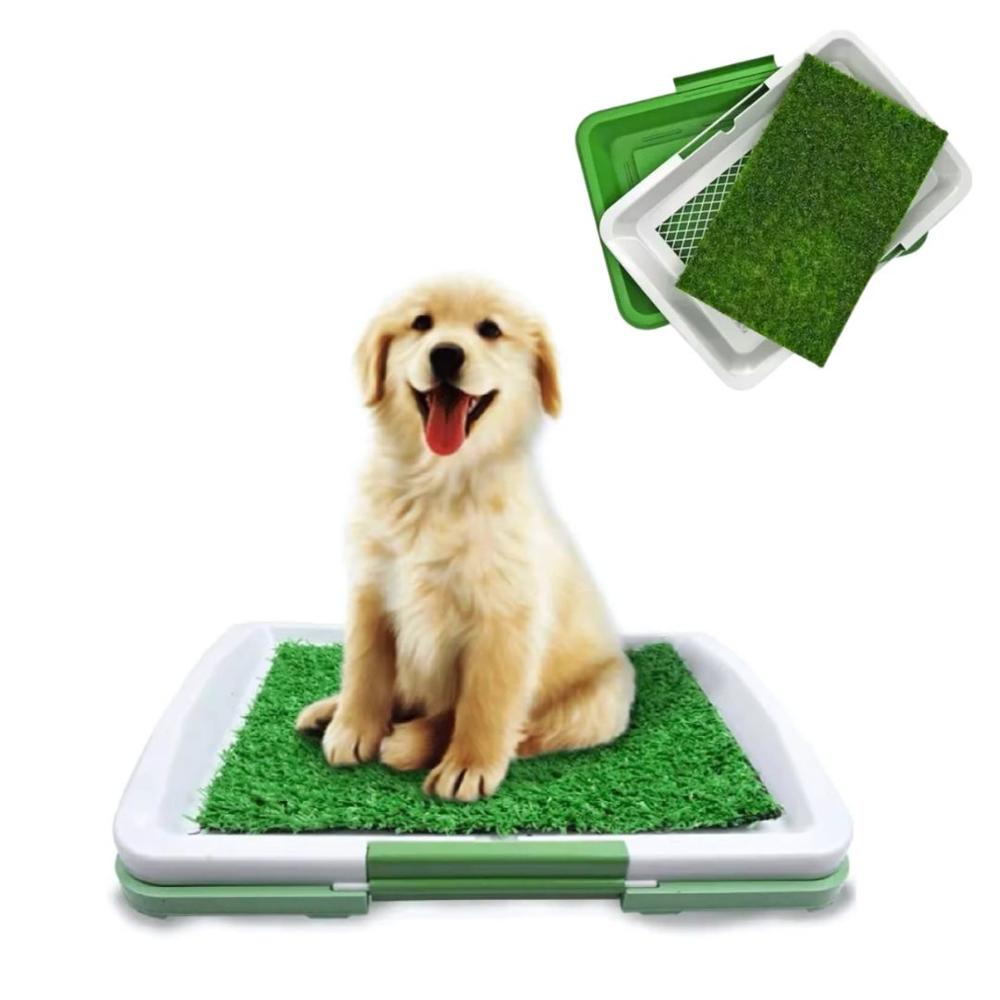 Baño Sanitario para Mascotas Bandeja con Pasto Entrenamiento para Perros Baño Sanitario para Mascotas Bandeja con Pasto Entrenamiento para Perros