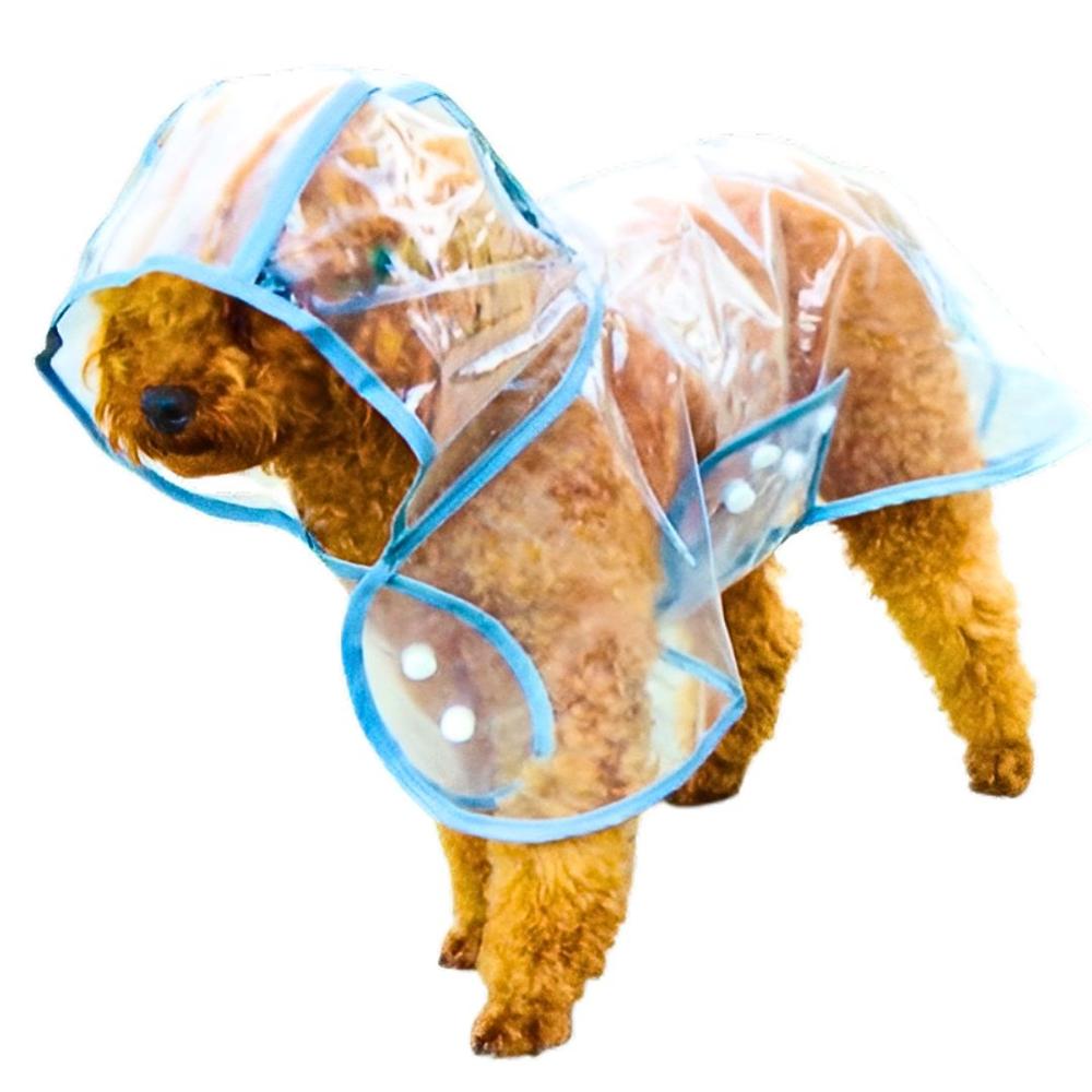 CAPA Impermeable de Lluvia para Mascotas Talla 2 Celeste CAPA Impermeable de Lluvia para Mascotas Talla 2 Celeste