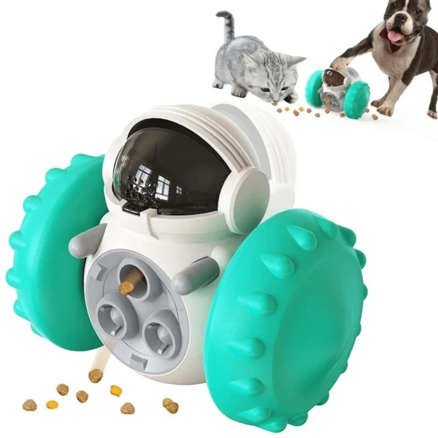 Juguete Interactivo con Alimentador para Mascotas
