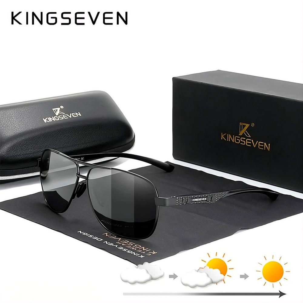 Lentes De Sol Kingseven Aviador Polarizado Uv400