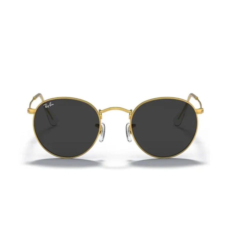 LENTES DE SOL RB3447 ROUND METAL DORADO LUNA NEGRA