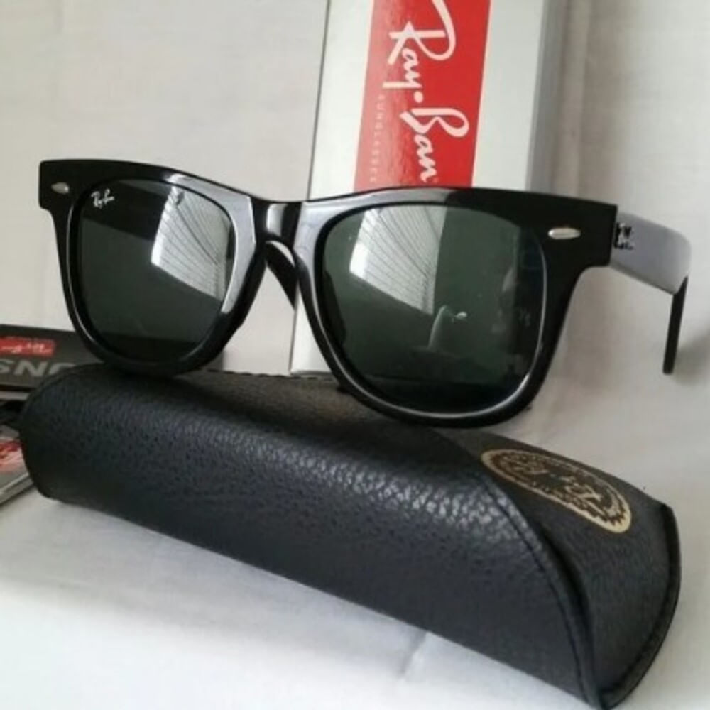 lentes de sol wayfarer rb2140 black 54m