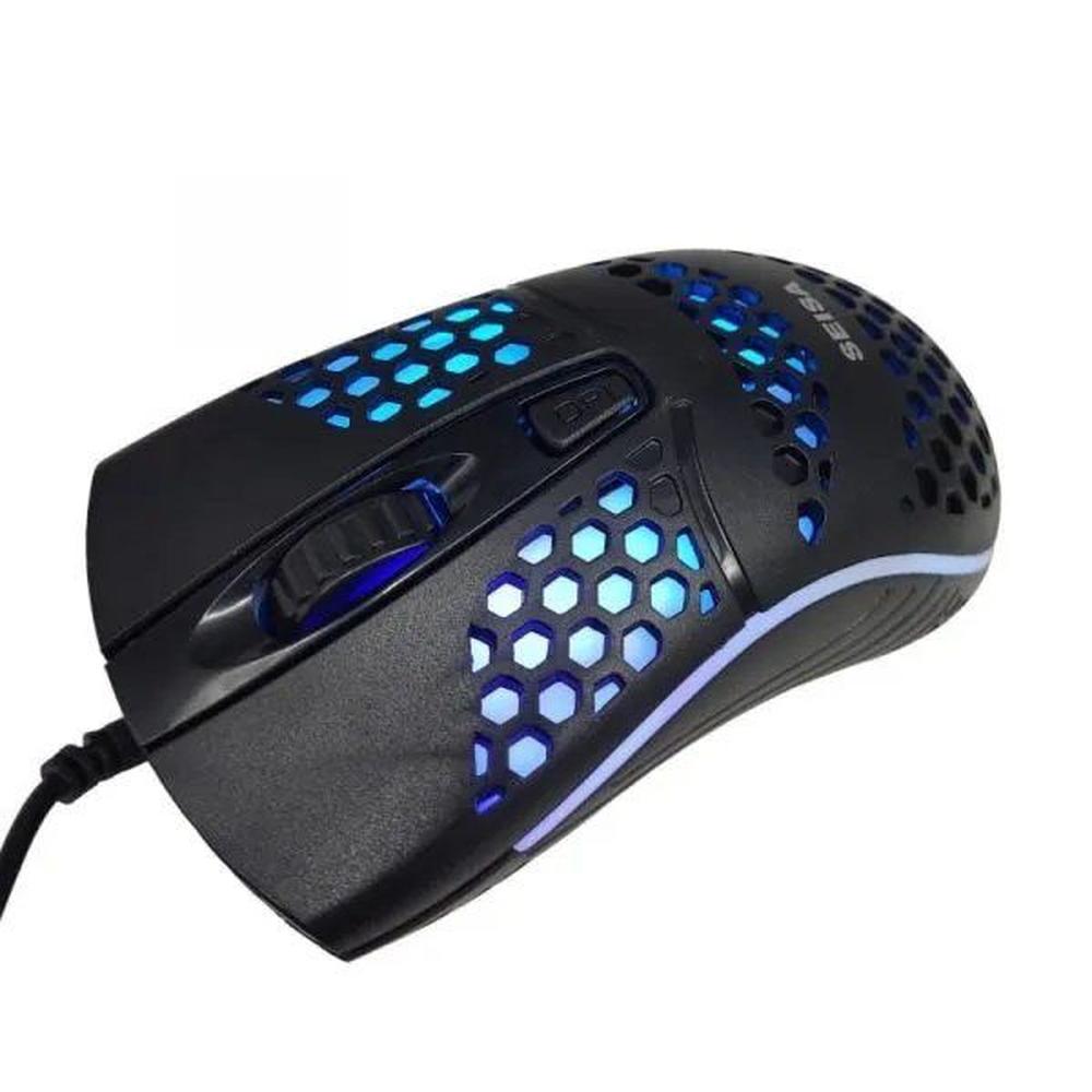 Mouse RGB Óptico Seisa DN-N702 Para PC Y Laptop Mouse RGB Óptico Seisa DN-N702 Para PC Y Laptop