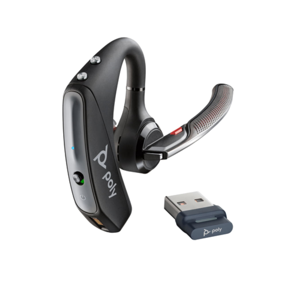 Auriculares Poly Voyager 5200 UC inalámbricos Bluetooth - diseño ergonómico y sonido cristalino