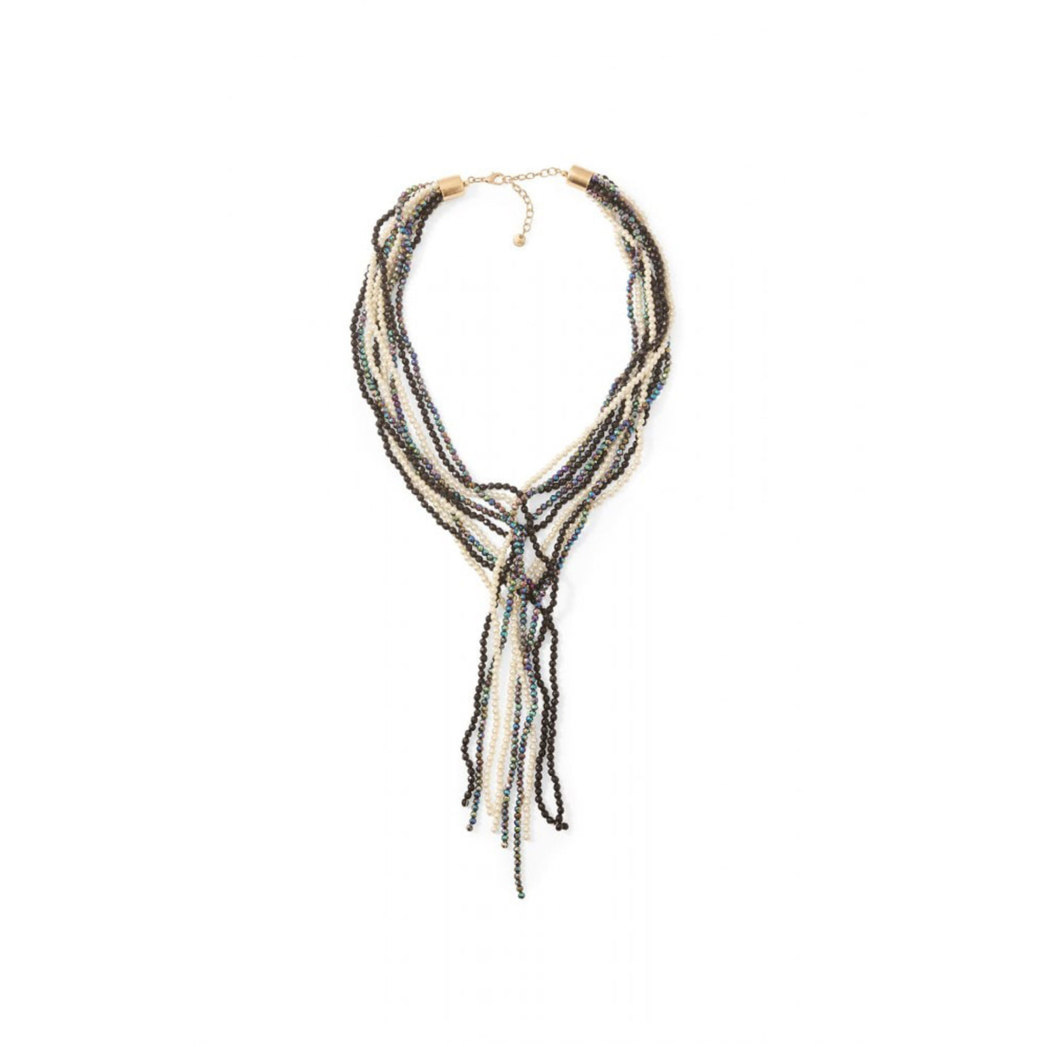 Collar Mujer Sfera Choker Le Trenza Con Stones Multicolor