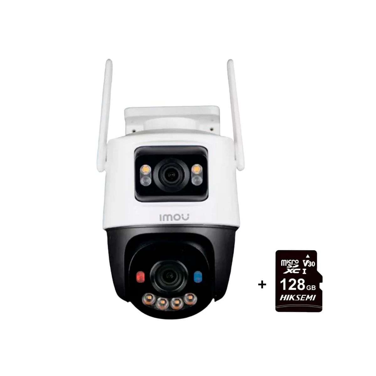 Cámara de Seguridad WiFi Imou Cruiser Dual 8MP Micro SD 128GB 360 Exterior