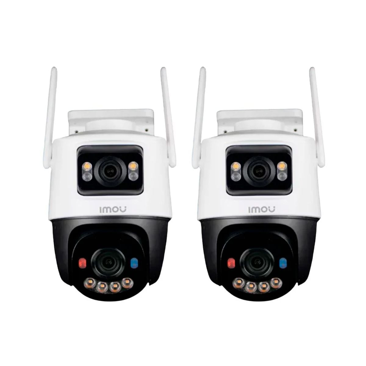 Kit de 2 Cámara de Seguridad WiFi Imou Cruiser Dual 8MP 360 Exterior Visión Nocturna