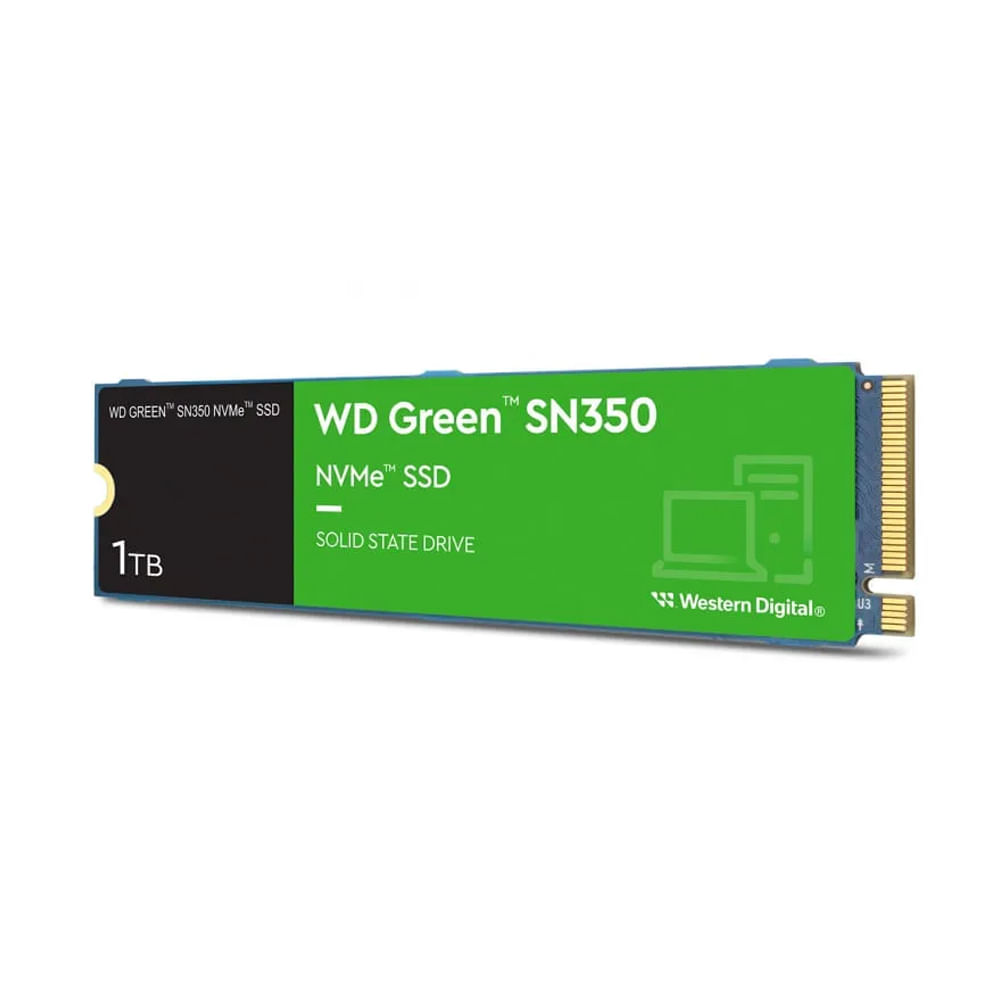 SSD M.2 PCIe 1TB WD Green SN350 - Almacenamiento Rápido y Eficiente para Tu PC
