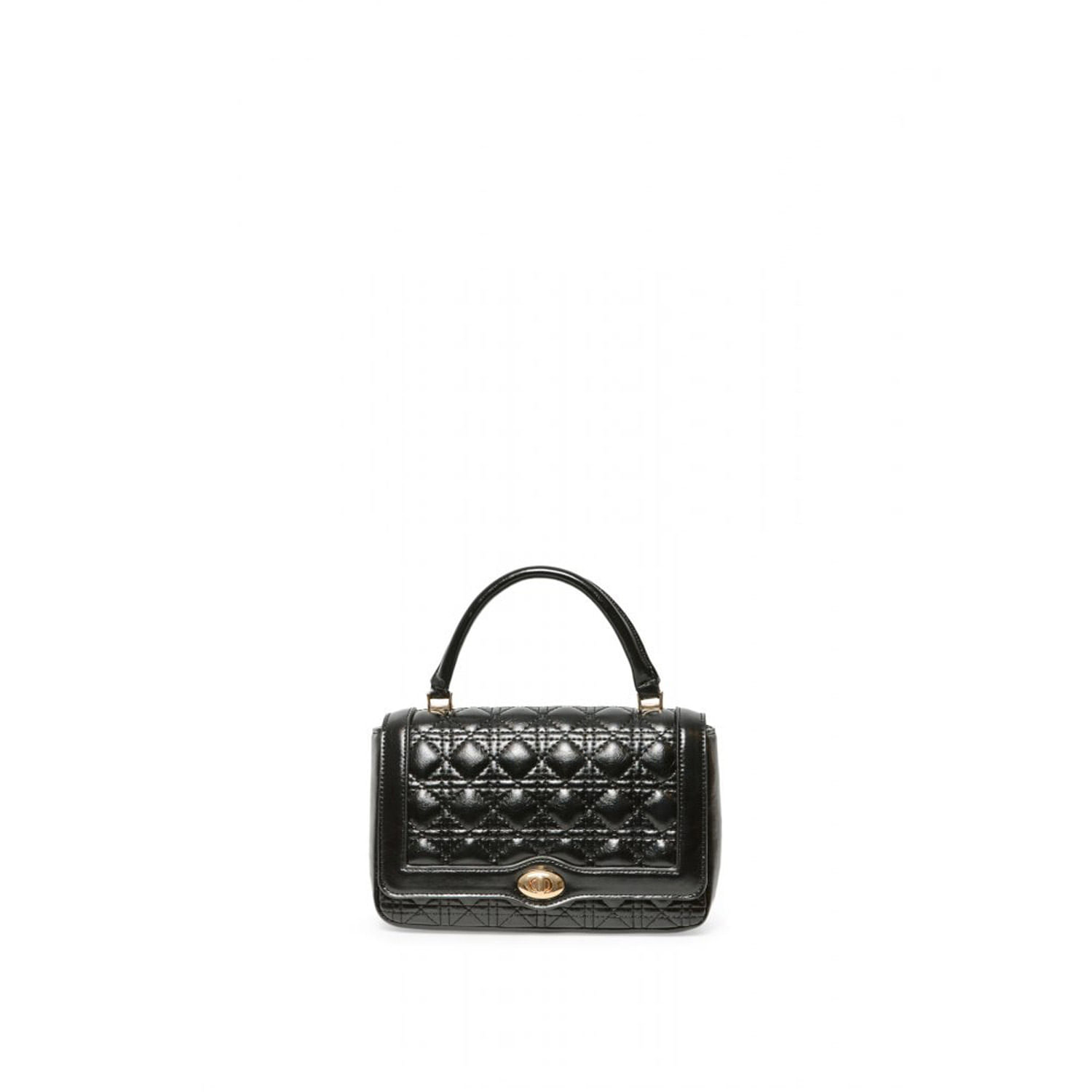 Bolso Mujer Sfera Cruzado Acolchado Negro