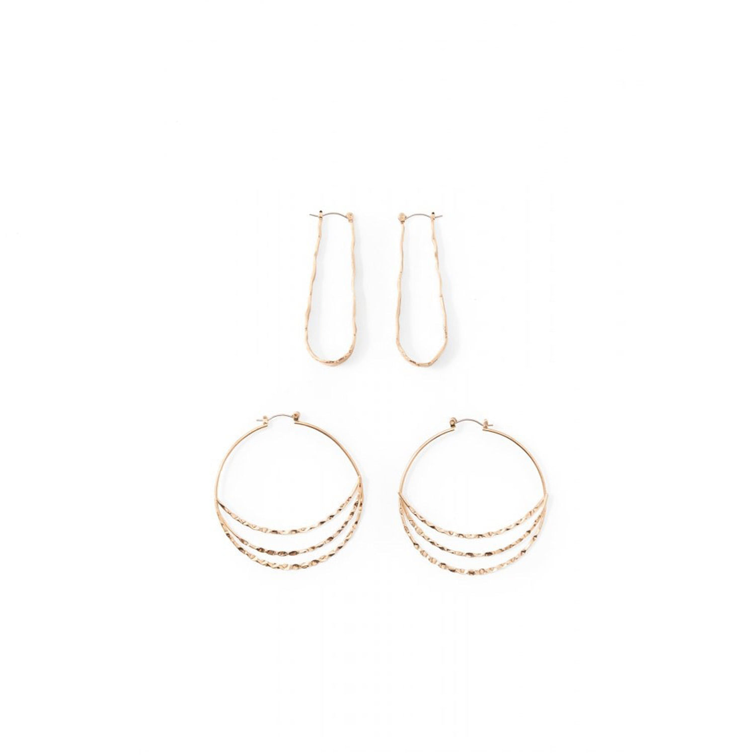 Pendientes Mujer Sfera Metal Oro