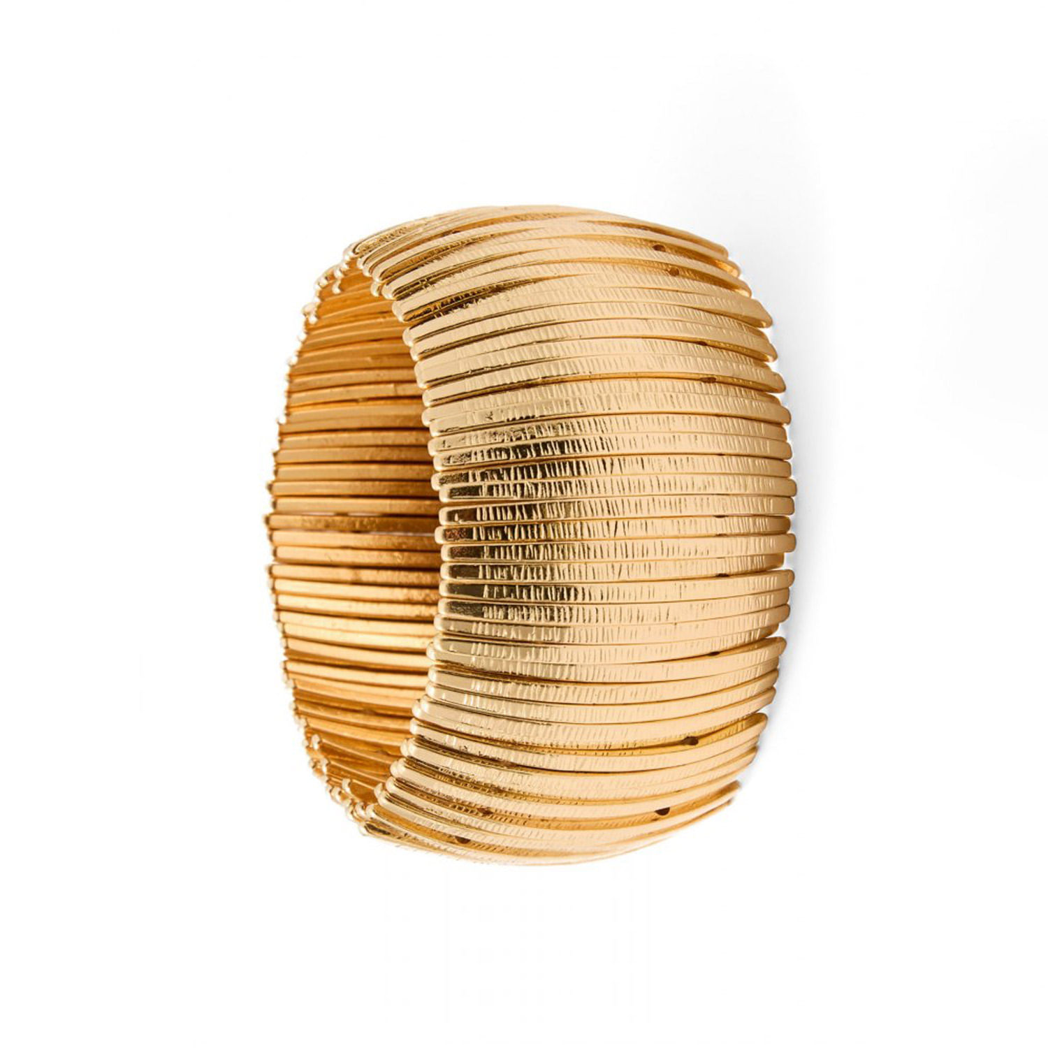 Pulsera Mujer Sfera Elastica Palitos Oro