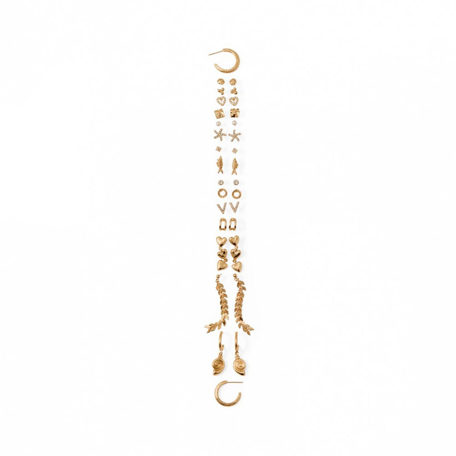 Pendientes Mujer Sfera Fyb Flor Shell 3E Oro