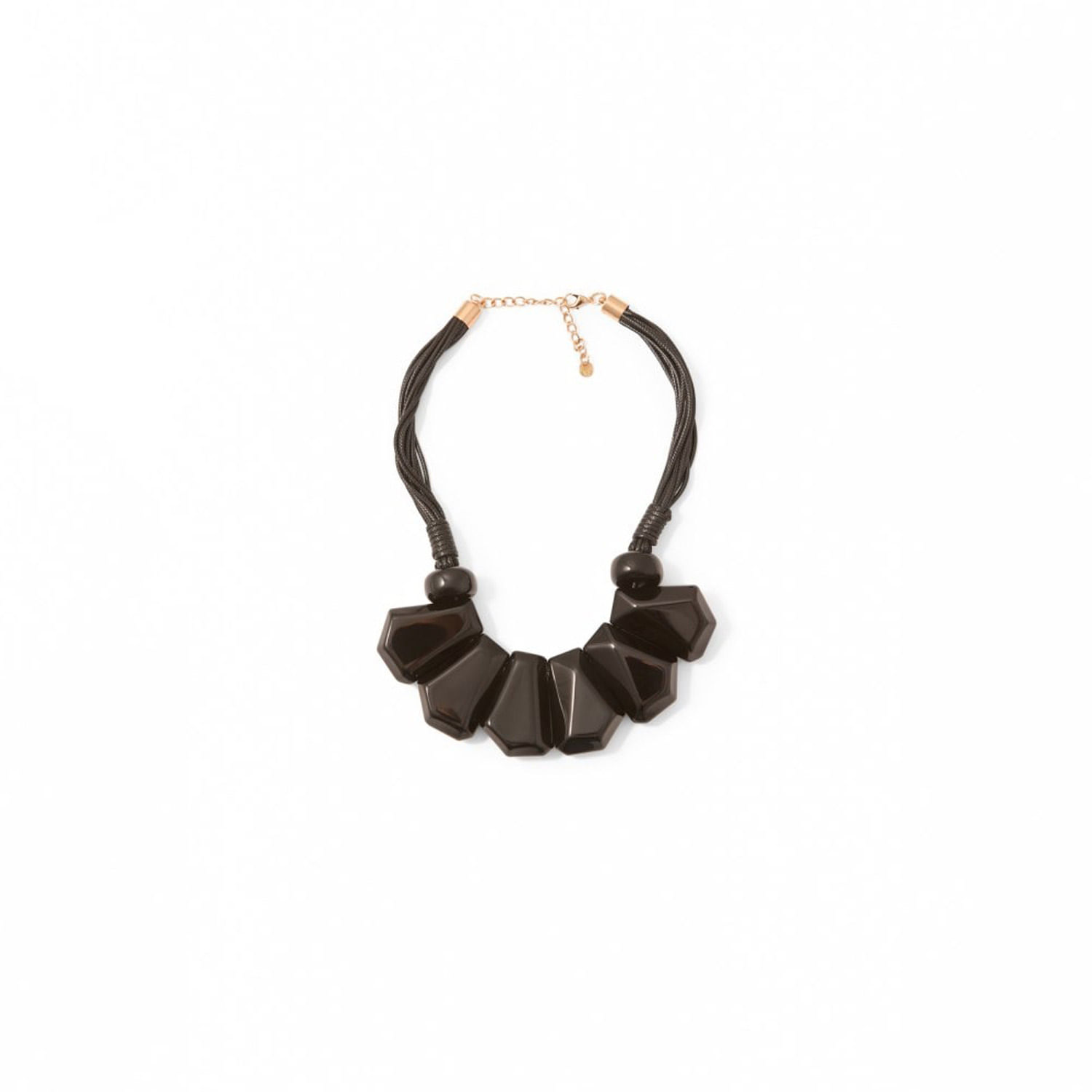 Collar Mujer Sfera Accesories Le Stones Plano Alp Mx Negro