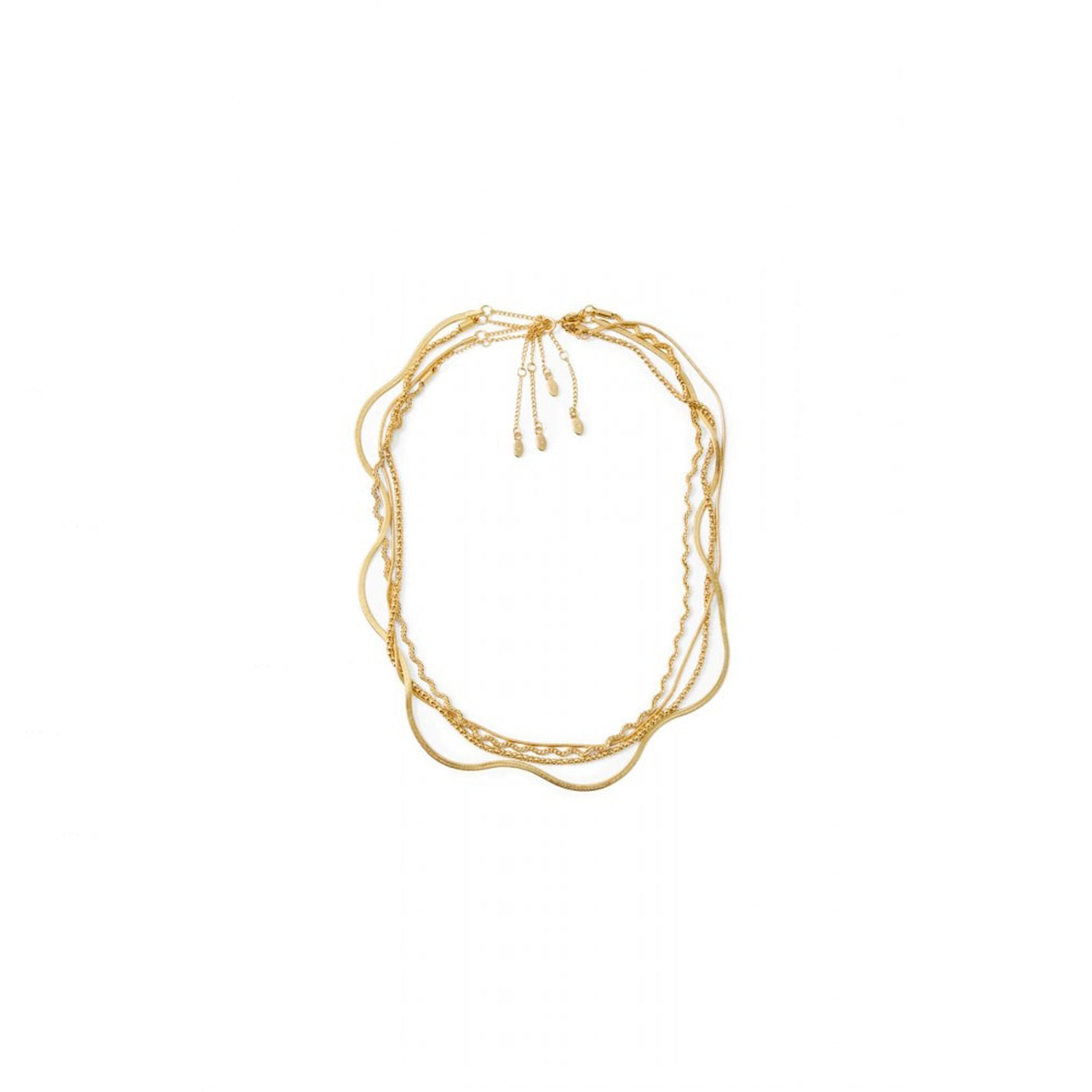 Collar Mujer Sfera Choker Le Piedras Moradas Oro