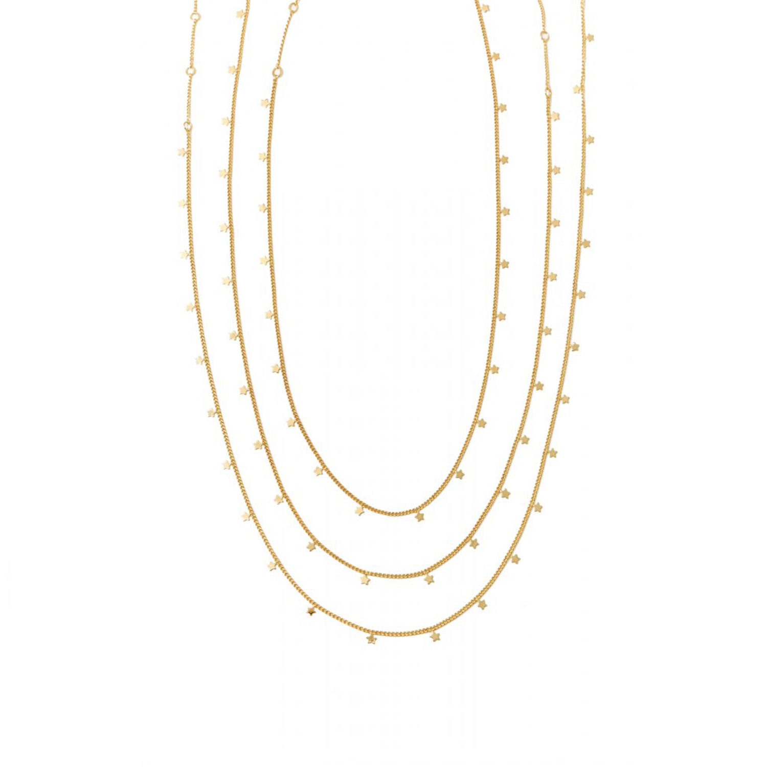 Collar Mujer Sfera Choker Le Geometrico Tres Pzas Oro